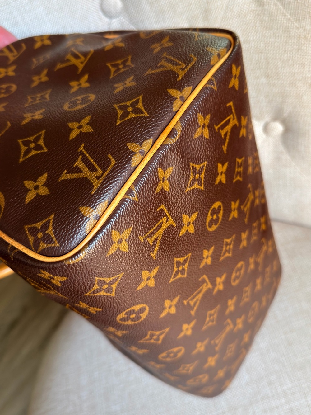 Louis Vuitton Speedy 30 Monogram Vintage Satchel Tote Bag TH1917 Lock Key Dusty - Picture 6 of 15